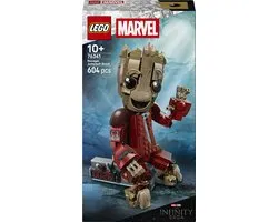 LEGO Marvel Groot in Ravager Jumpsuit - Bouwbaar Superheld Speelgoed voor Kinderen - 76341