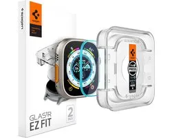Spigen EZ Fit - Apple Watch Ultra 3/2/1 Screen Protector Glas 2-Pack