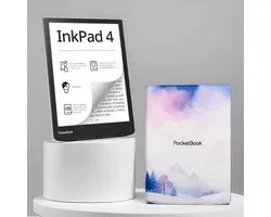 PocketBook InkPad 4 liseuse – 7,8 pouces – 32 Go – étanche + Flip Cover Wintertime – pack avantage