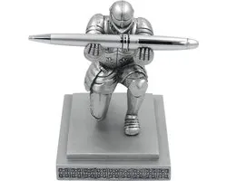 Executive Knight Pen Holder - Gepersonaliseerde Bureau Accessoire Pen Stand - Uniek Cadeau voor Superieuren en Collega's