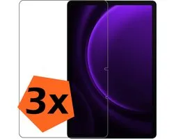 Protecteur d'écran Samsung Galaxy Tab S9 FE, Glas de protection - Protecteur d'écran Samsung Tab S9 FE , Tempered Glass - 3 pièces