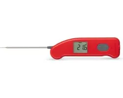 ETI - Thermapen IR Rouge - Thermomètre de restauration pour gril et plaque de cuisson - Infrarouge et température à cœur - Avec certificat