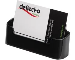 Deflecto Visitekaarthouder 1 opbergvak, zwart