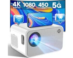 Equivera Mini Beamer - Draagbare Beamer - Beamer - Mini Beamer Projector - Projector - Mini Projector