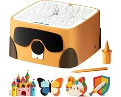 Cutter for Kids, Safe DIY Cardboard Construction Tool Kit, Educational Craft Toy for 4+ Boys and Girls, for Creativity Projects 3D Models