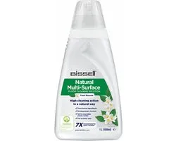 BISSELL Natural Multi-Surface Vloerreinigingsmiddel - Schoonmaakmiddel voor Harde Vloeren & Tapijt* - Vlekkenverwijderaar voor CrossWave, SpinWave & HydroWave Vloerreinigers - Plantaardig & Biologisch - Bloesem Geur - 1 Liter Vlekkenreiniger - 3096