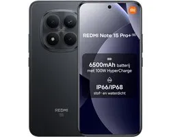 Xiaomi Xiami Redmi Note 15 Pro+ 5G - 12 GB/512 GB - Zwart