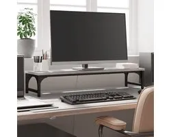 vidaXL-Monitorstandaard-37x23x14-cm-bewerkt-hout-gerookt-eikenkleurig