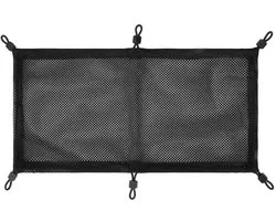 Rifty Universeel Kabelmanagement Net - Bureau Organizer - 65x25 cm - Flexibele Kabelgoot voor onder Bureau - Zwart - Inclusief Montageset & Kabelbinder