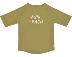 Lässig Maillot de bain Rashguard manches courtes Splash & Fun Hello Beach moss, 07-12 mois. Taille 74/80