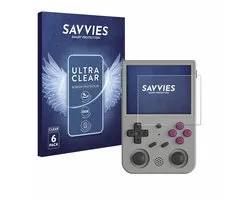 Savvies - Screenprotector pour Anbernic RG353V - Film de protection transparent 6 pièces