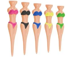 5 Stuks Creatieve Golf Tees - Duurzaam en Praktisch Sportaccessoire