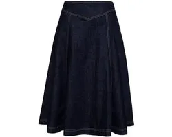 Queen Kerosin - Denim Rok - XS - Blauw