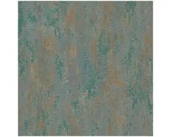 Ton sur ton behang Profhome 326512-GU vliesbehang licht gestructureerd tun sur ton glimmend groen bronzen bruin 5,33 m2