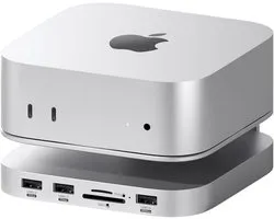 Hub USB-C 3-en-1 et boîtier SSD pour Mac Mini M4/M1/M2/M3 Desktop - Inclut un boîtier NVMe et 3 ports USB 2.0