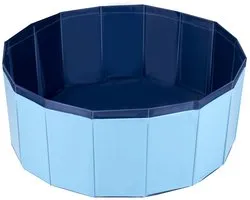 maxxpro Hondenzwembad Opvouwbaar - Antislip - Leegloopventiel - âŒ€ 80 cm - Blauw