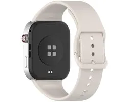 Bracelet en silicone - compatible avec Xiaomi Smart Band 9 Pro, Smart Band 8 Pro, Redmi Watch 4, Redmi Watch 5 et Redmi Watch 6 - fermeture à boucle - beige