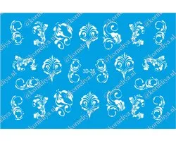 Korneliya 3D Waterdecal - 3D 035 White