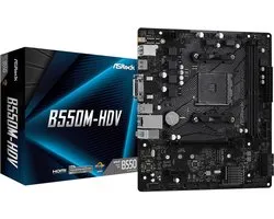 ASRock B550M-HDV - Moederbord - Micro-ATX - AMD B550 - Socket AM4