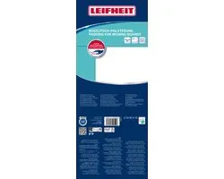 Leifheit strijkplank molton onderlaag - universele strijkplankvulling - max. 140 x 45 cm - 5 mm dikke molton - wit