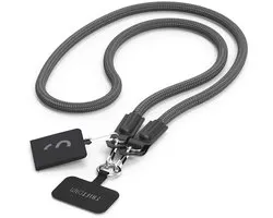 Shiftcam Pro Camera Nekband – Met Bevestigde Microvezel Lensreinigingsdoek – Snelsluiting Gesp voor Eenvoudige Loskoppeling – Compatibel met ProGrip en de Meeste Telefoonhoesjes - Zwart