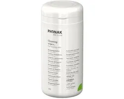 Lingettes nettoyantes Prothèses auditives Phonak - 90 lingettes dans un tube