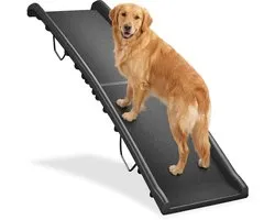 tectake® - Passerelle pour chien Paw Step - Passerelle pour chien - escaliers pour chiens - Escaliers pour chiens - pliables et antidérapants, jusqu'à 90 kg