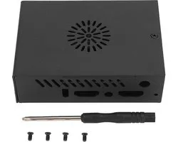 Orange Pi 5 Pro Case - Beschermhoes Metalen Behuizing - Computer Beschermen - Geïntegreerde Koelventilator