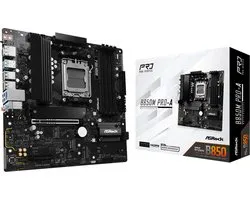 Carte mère ASROCK B850M Pro-A - Micro ATX - Socket AM5 - AMD B850 - DDR5 - Realtek ALC1220 - Wi-Fi 7 - Realtek 2.5G LAN