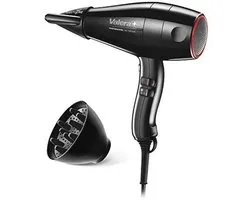 Valera Swiss Silent Jet 7500 Professional Hair Dryer with Ion Generator, Ultra Light Hair Dryer for Quiet and Fast Drying, 2000 Watt, Black