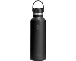 Hydro Flask Standard Mouth Flex Cap Drinkfles (621 ml) - Black