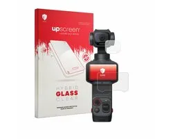 upscreen - Screenprotector voor Insta360 Luna Pro (Display + Lens) - Folie Beschermfolie Beschermglas transparant