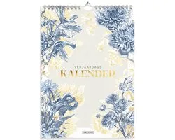 Fabrikten Verjaardagskalender Delfts - A4 - Delfts blauw