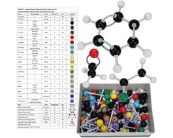 267 Stuks Atom Link Model Chemistry Electron Orbit Structure Set, Atom Molecular Models Links Teaching Kit Anorganic Structures, For Teachers Students Chemistry Classes
