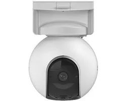 EZVIZ - kit caméra de sécurité extérieure EB8 Pro 4G 4K avec panneau solaire 8 W - panoramique 360° - détection IA et défense active - 4G et WiFi - compatible Google Assistant et Amazon Alexa - IP65