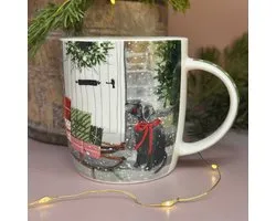 Alex Clark Kerst Mok Honden ~ Christmas Dogs and Presents