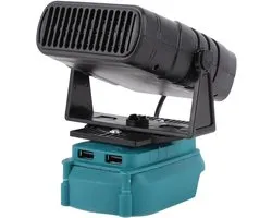 SnelShoppen - Draagbare Accu Verwarming, Portable 2 Temperatuur Instellingen Kachel voor Auto Camping, Geschikt voor BL1815 BL1820 BL1530 BL1840 BL185