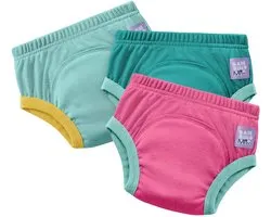 Set van 3 herbruikbare zindelijkheidsbroekjes in Roze | Sneller en met vertrouwen zindelijk worden | Bambino Mio®