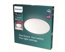 Philips Wawel plafonnière - wit - groot - 36 W