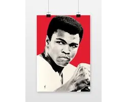 Muhammad Ali Poster | Portrait d'Ali | Affiche de boxe | Le meilleur | Portrait de Mohammed Ali | 61x91cm | Convient pour l'encadrement