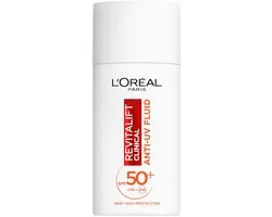 Loreal revitalift clinical lsf 50+ dagelijkse anti uv fluit met antioxidatives vitamine c