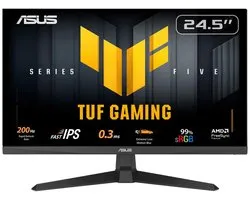 ASUS TUF Gaming VG259Q5A - Écran de Gaming IPS FHD Fast - 200 Hz - 0,3 ms - Compatible G-Sync - 24,5 pouces