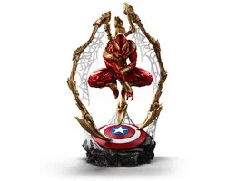Iron Studios Marvel Art Scale Deluxe Statue 1/10 Spider-man Iron Armor Comics (CCXP Exclusive 2024) 24 cm Beeld
