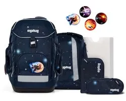 ergobag sac d'école Galaxy Glow-Edition Maxi-Set 6 pièces KoBärnikus bleu marine