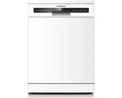 Lave-vaisselle pose libre Heinner - 14 couverts - 49 dB - Affichage numérique - 7 programmes de lavage - Extra Droog - Dual Zone - Wit