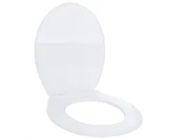 Bisk Formic - Universele Toiletbril - Wit - Polipropyleen - Easy Clean