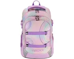 neoxx Schoolrugzak met laptopvak Active Pro School Backpack Candy Party Veelkleurig