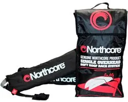 Northcore Single Overhead Soft Roof Rack - Dakdrager Surfboards voor Auto - Draagbaar
