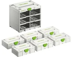 Festool SYS3-RK/6 M 337-Set Systainer³ Rack - 577816