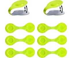 Reflective Hangers, 8 Pieces, Reflective Safety Hanger for Kids Clothes School Bag Backpack Night Cycling Running - ShopVlot